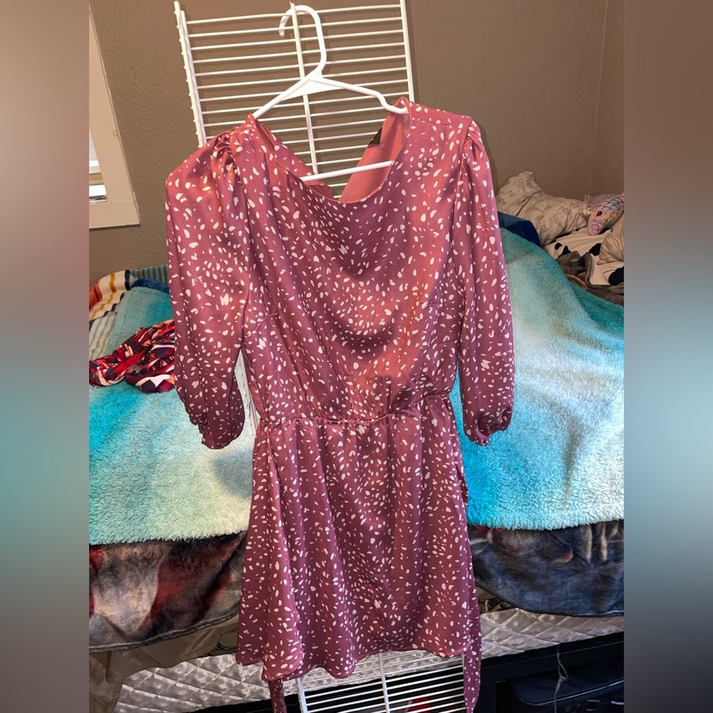 Wine colored dress Vici